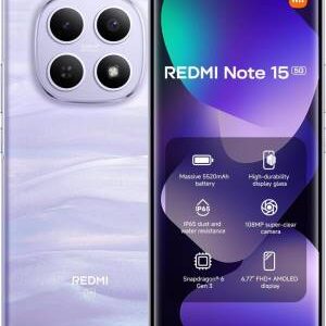Xiaomi Redmi Note 15 8+256GB 6.77" NFC Purple DS EU