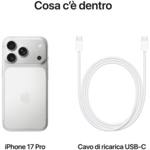 Apple iPhone 17 Pro 256GB 6,3" Silver ITA MG8G4QL/A