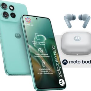 Motorola Edge 60 Neo 8+256GB 6.36" 5G Pant. Frostbite + Buds DS ITA