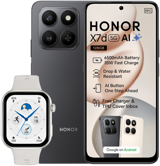 Honor 600 8+256GB 6.57" 5G Velvet Black DS + Watch 2i ITA