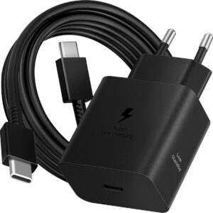 Samsung Caricatore 45W EP-T4511 FC2 USB-C +Cavo1.8m USB-C Black