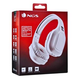 NGS Cuffie Bluetooth +Mic Artica Wrath White