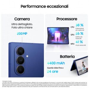 Samsung SM-F966B Z Fold 7 12+256GB 8" 5G Silver Shadow ITA 1.189,00